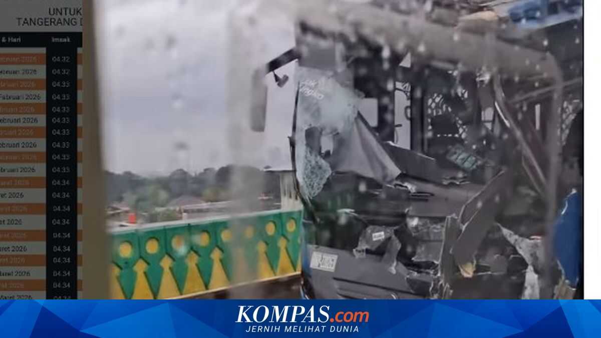 TransJakarta Bus Driver Involved in Head-On Crash on the Skyway Lane Becomes a Suspect