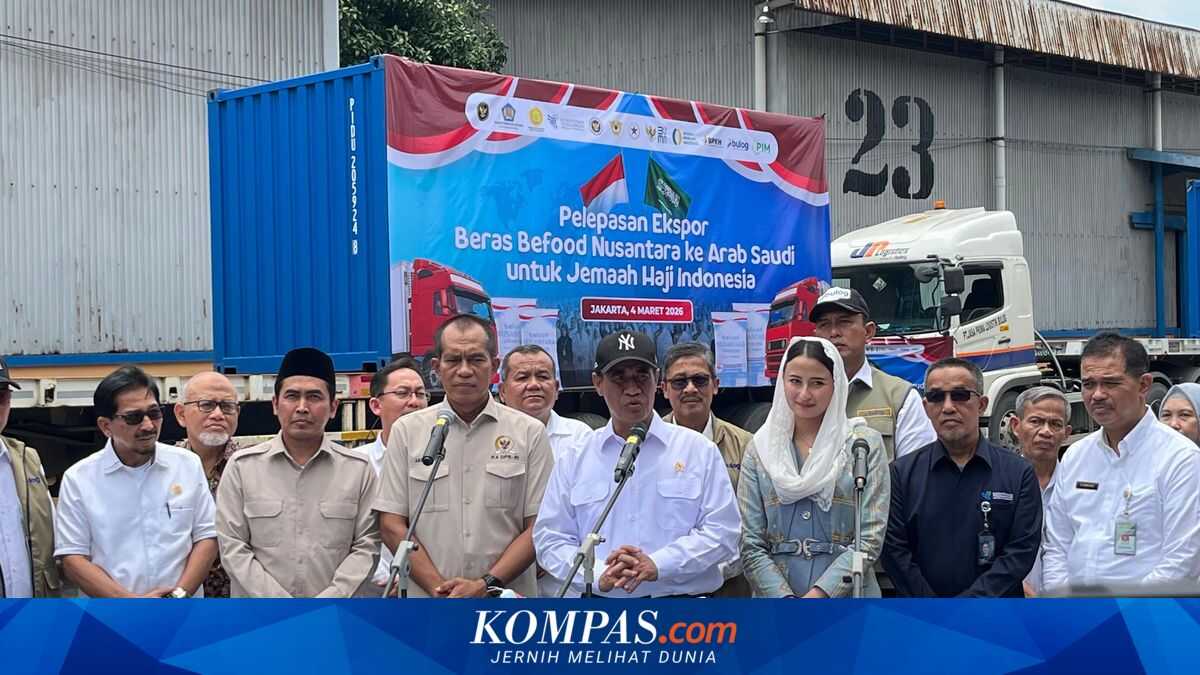 Bulog Officially Launches Rice Exports to Saudi Arabia