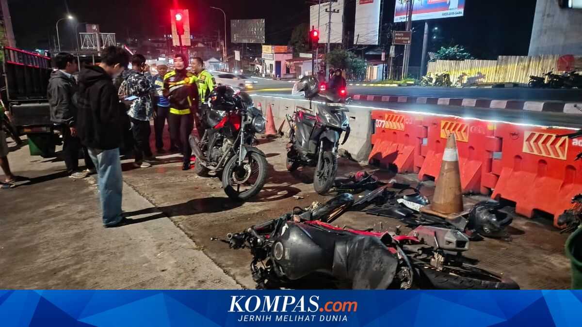 Another incident: multi-vehicle crash at Bawen Toll Exit due to brake failure