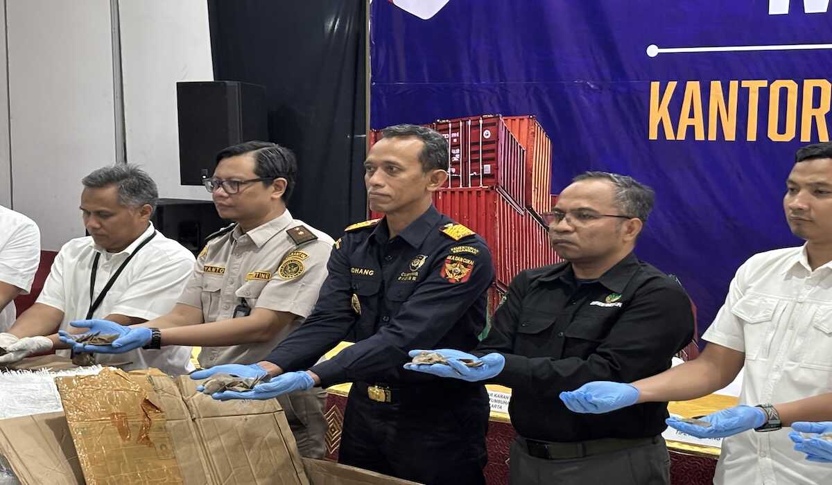 3-Ton Pangolin Scales Worth Rp183 Billion Foiled in Smuggling Attempt at Priok