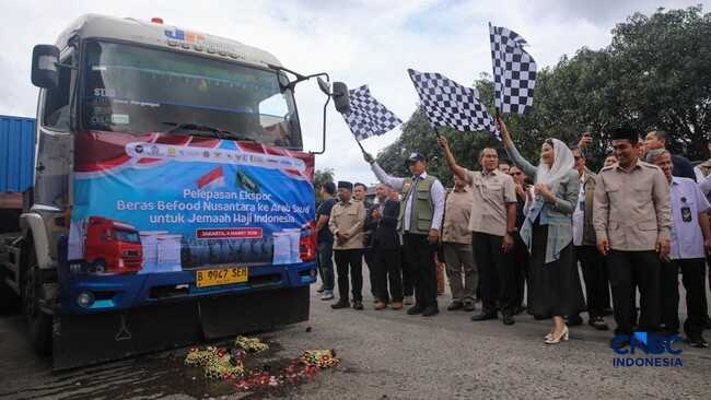 Amran and Wamendag Release 2,280 Tonnes of Indonesian Rice to Saudi Arabia