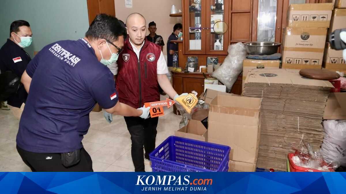 Police Crack Down on LC Beauty in Cirebon; Mercury-Containing Cosmetics Factory Found