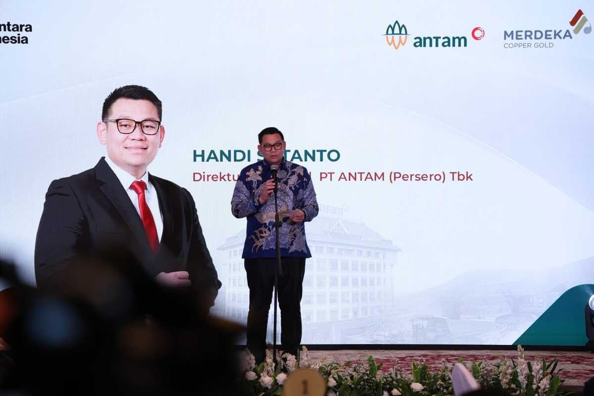 Teken GSPA 3 Ton per Tahun dengan Merdeka Group, ANTAM Komitmen Perkuat Kedaulatan Emas Nasional