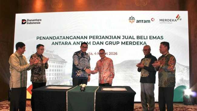 ANTM Signs Gold Purchase Deal with MDKA and EMAS for 3 Tonnes per Year