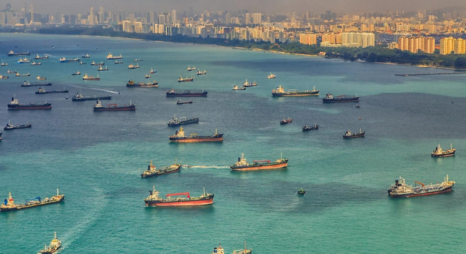 Indonesia Holds Navy Drills in the Singapore Strait