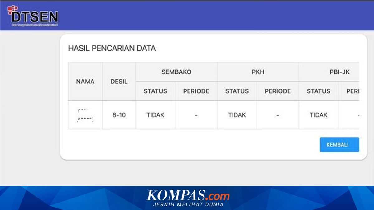 How to Check Your Decile Using Your NIK KTP on a Phone in 2026, with Your Status Displayed Immediately