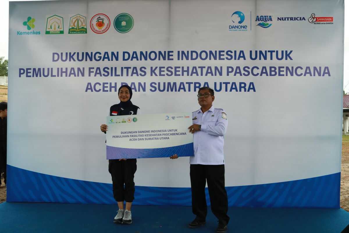 Danone Indonesia strengthens clean water access recovery after disaster