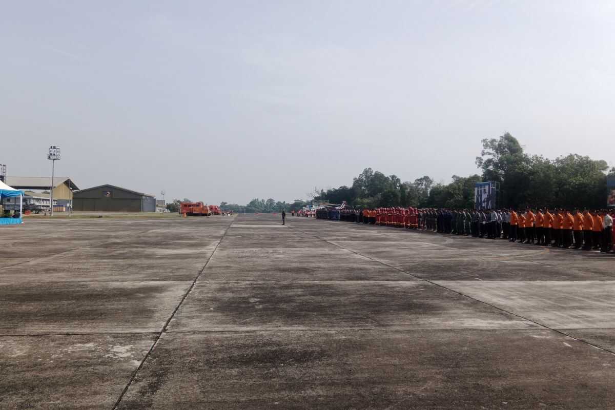 Coordinating Minister for Political, Legal and Security Affairs personally leads forest and land-fire readiness drill in Riau
