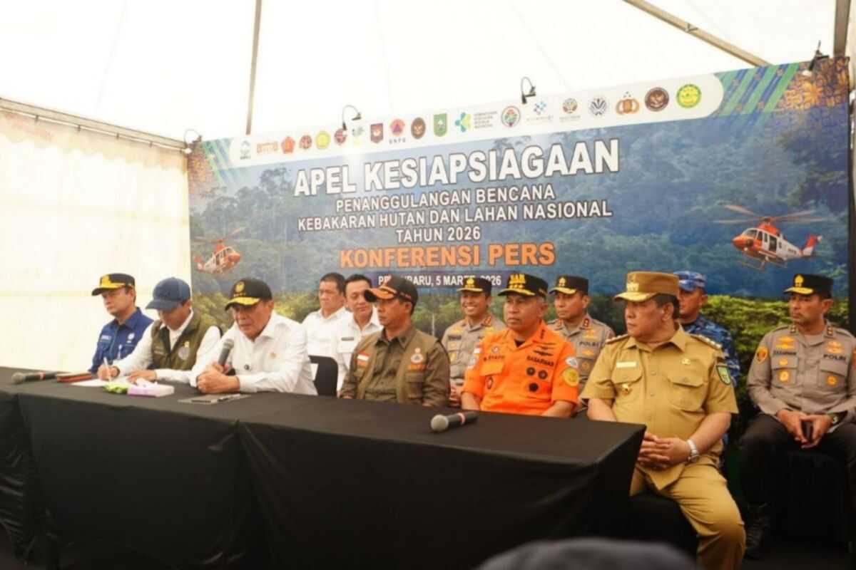 Coordinating Minister for Political and Security Affairs: Private companies must help tackle forest and land fires outside concessions