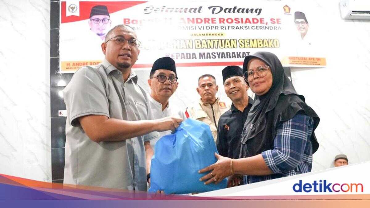 Andre Rosiade Visits Kampung Lapai, Distributes 500 Sembako and Listens to Residents’ Aspirations