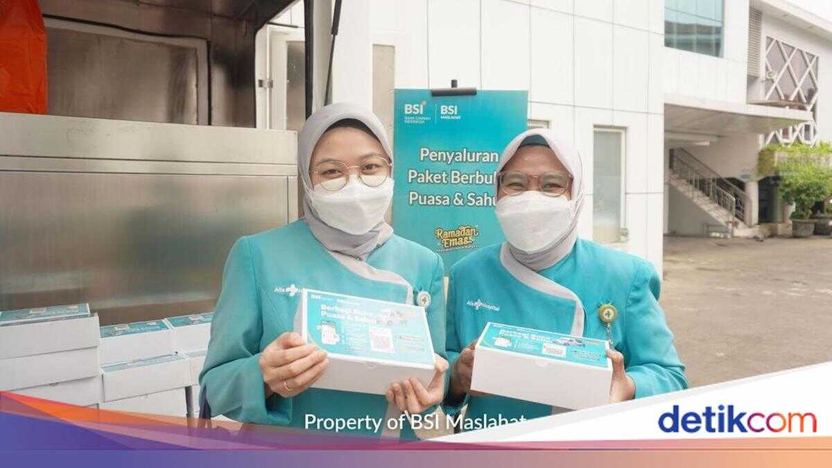 To Support the SDGs, BSI Maslahat Distributes 600 Iftar Packages to Bunda Alia Hospital