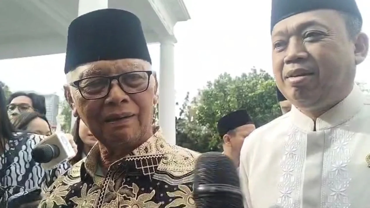 MUI Chief and Rais Aam PBNU Arrive at the Palace Ahead of Iftar with Prabowo