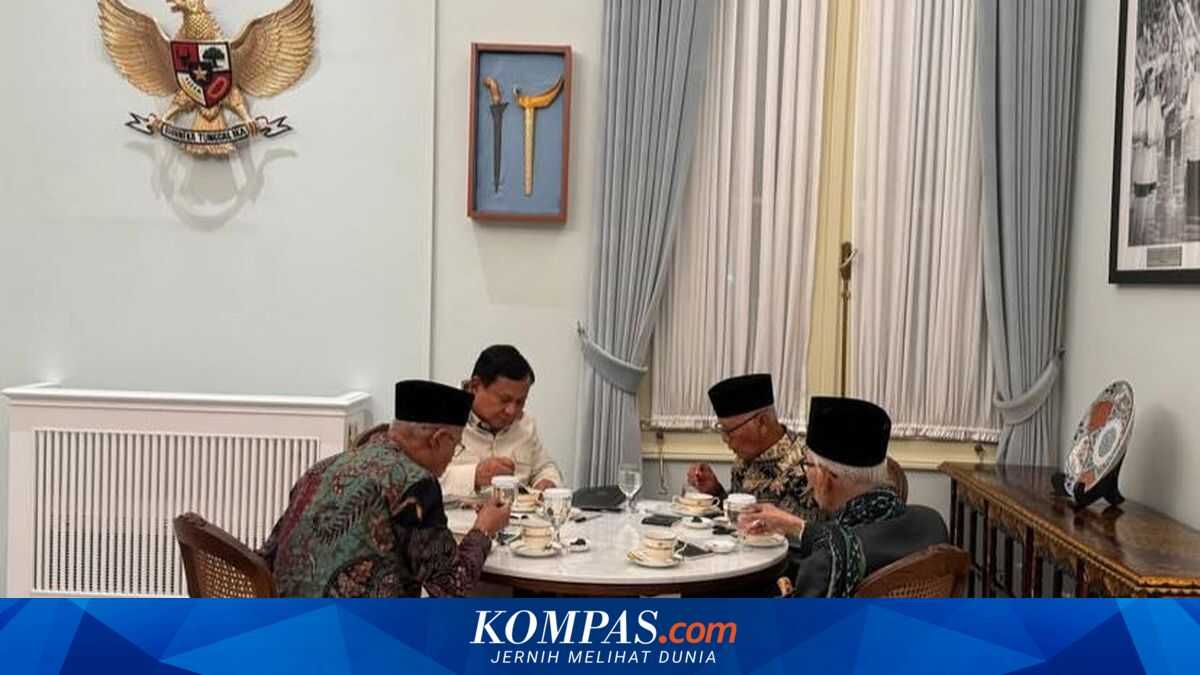 Prabowo Breaks Fast With PBNU Rais Aam and Muhammadiyah Leader at the Istana