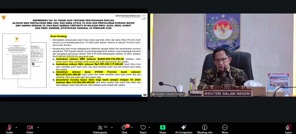 Tito Karnavian's Task Force Confirms Additional TKD for Disaster-Affected Areas to Accelerate Recovery