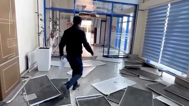 Harrowing moments as Iranian drone strikes Azerbaijan's airport