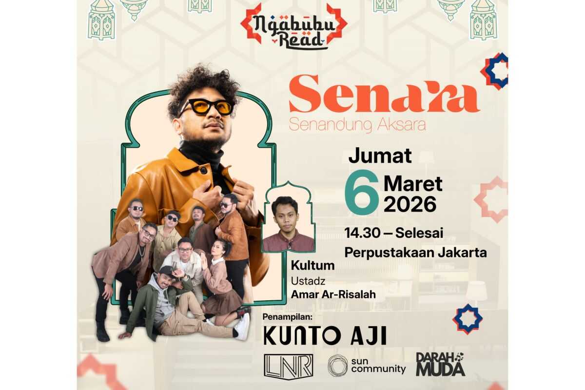 Kunto Aji Ready to Liven Up 'Senara' at Jakarta Library