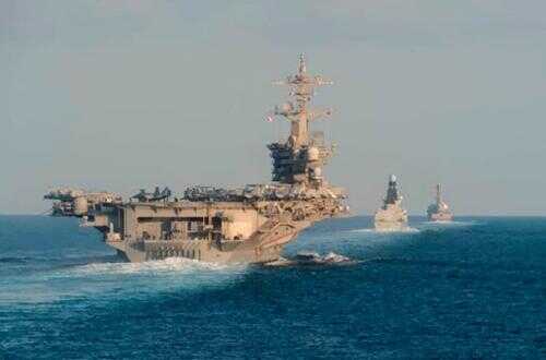 Iranian Suicide Drone Barrage Strikes USS Abraham Lincoln