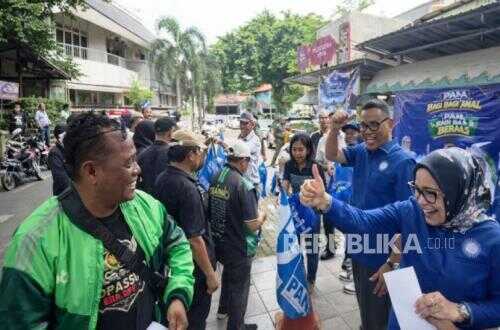 Thousands of OJOL drivers and residents crowd Uya Kuya and Astrid at PANsar Murah Ramadhan