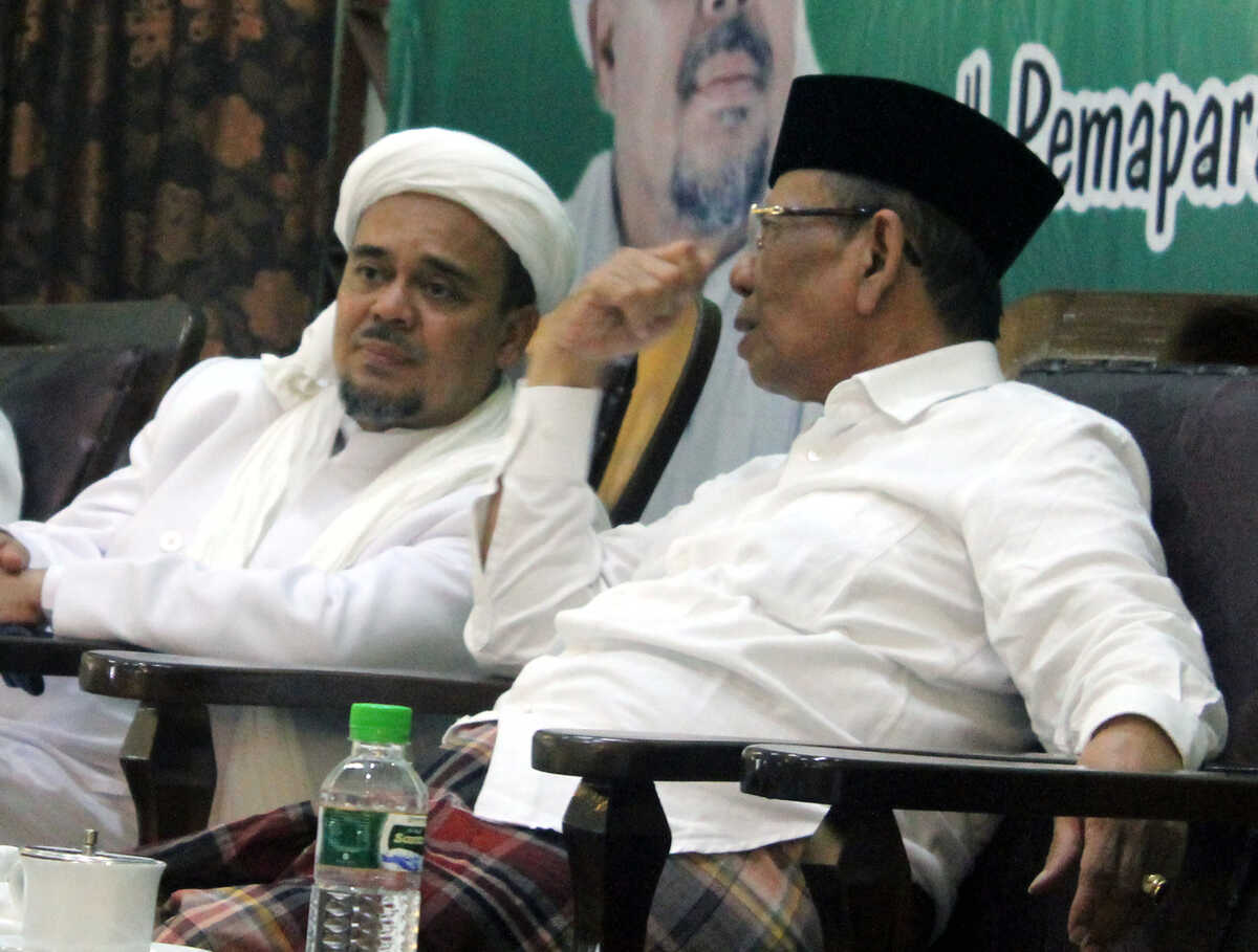 Habib Rizieq Absent as FPI Sends Letter to the President Urging Indonesia's Withdrawal from the Board of Peace
