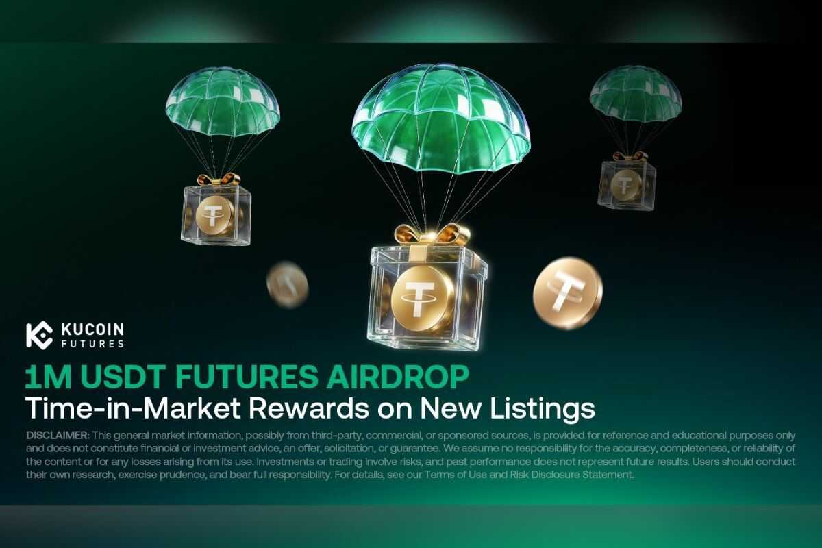KuCoin Launches 1 Million USDT Futures Airdrop Programme to Boost Participation in New Listings