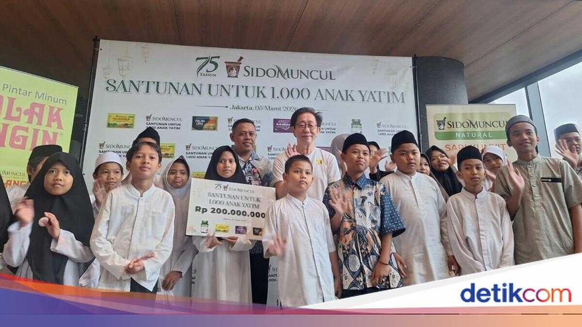 Sido Muncul Distributes Rp200 Million in Aid to 1,000 Orphans in Jakarta