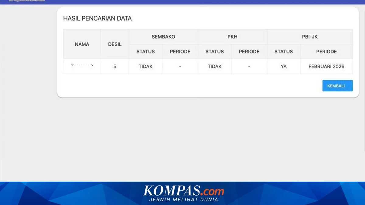 How to Check Your Decile on Mobile: Just Enter Your NIK (KTP)