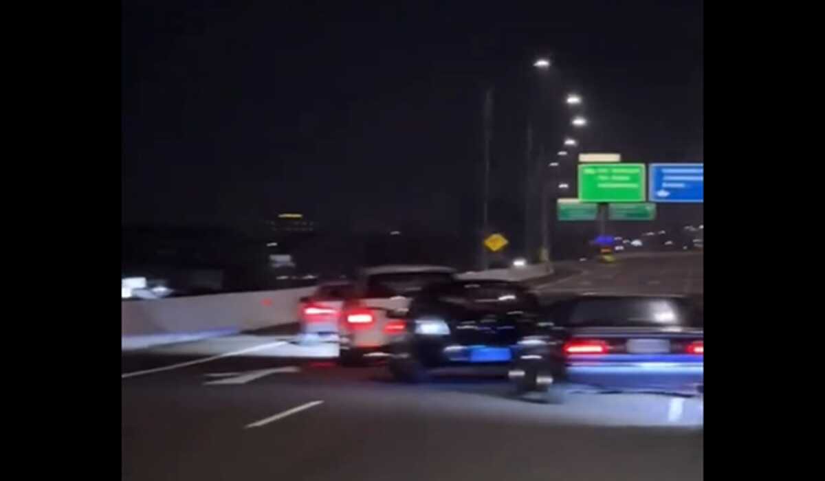 Police hunt zig-zagging drivers on the Becakayu toll road in East Jakarta