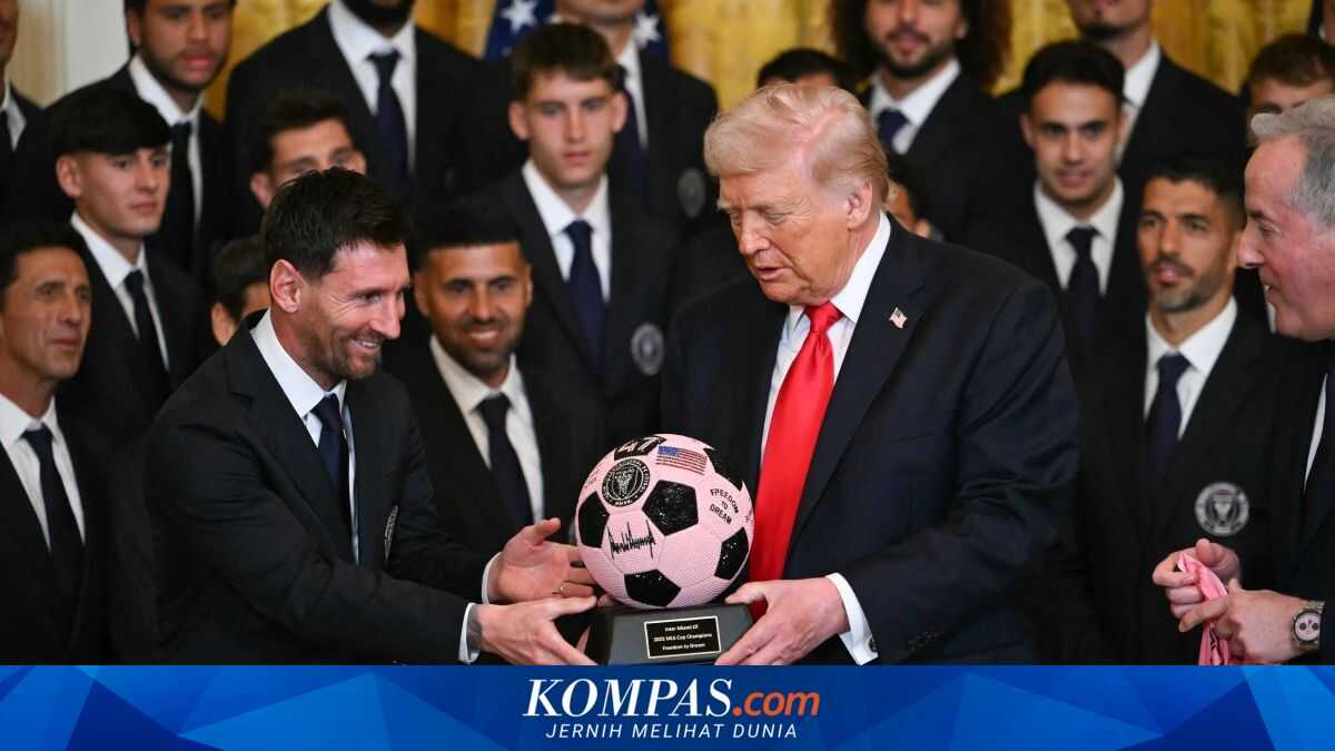 Messi's Wide Smile After Trump Praises Cristiano Ronaldo