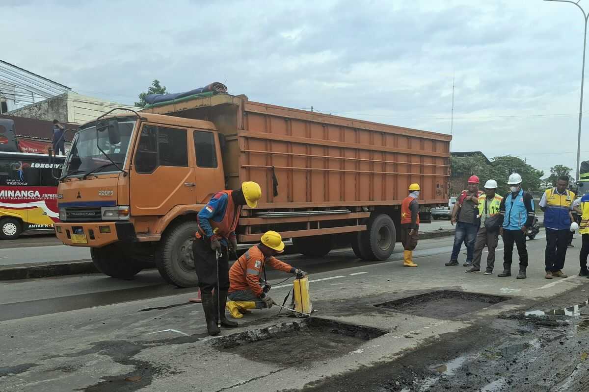 National road condition in Lampung reaches 92.32 percent by 2025