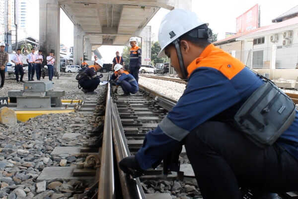 KAI North Sumatra Regional Division I conducts track inspections ahead of Lebaran transport