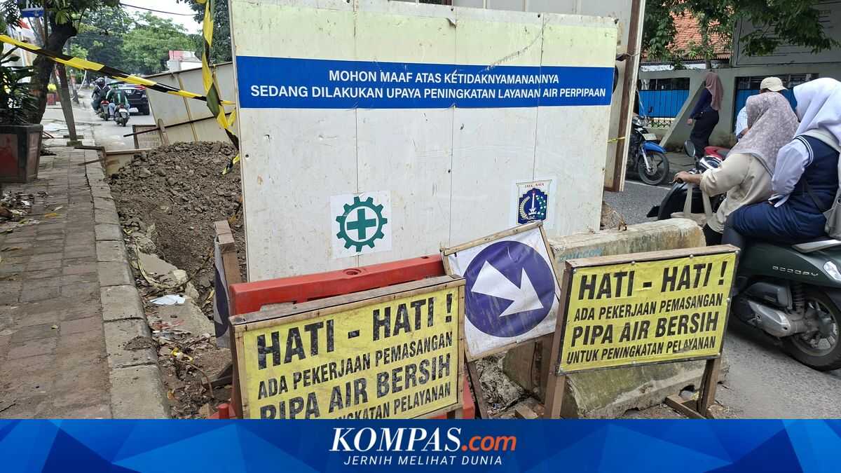 PAM Jaya Excavation Works in Kalideres Temporarily Closed During Eid al-Fitr Holidays to Reduce Congestion