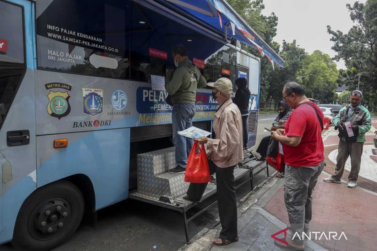 Mobile Samsat service operates only in eight Detabek areas on Saturday