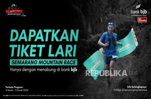 Saving While Running: bank bjb Sets Aside Semarang Mountain Race Tickets for Customers