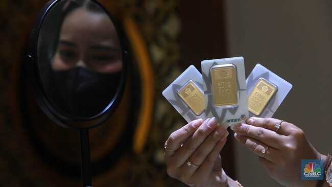 Antam Logam Mulia Gold Price Today Jumps Rp 35,000