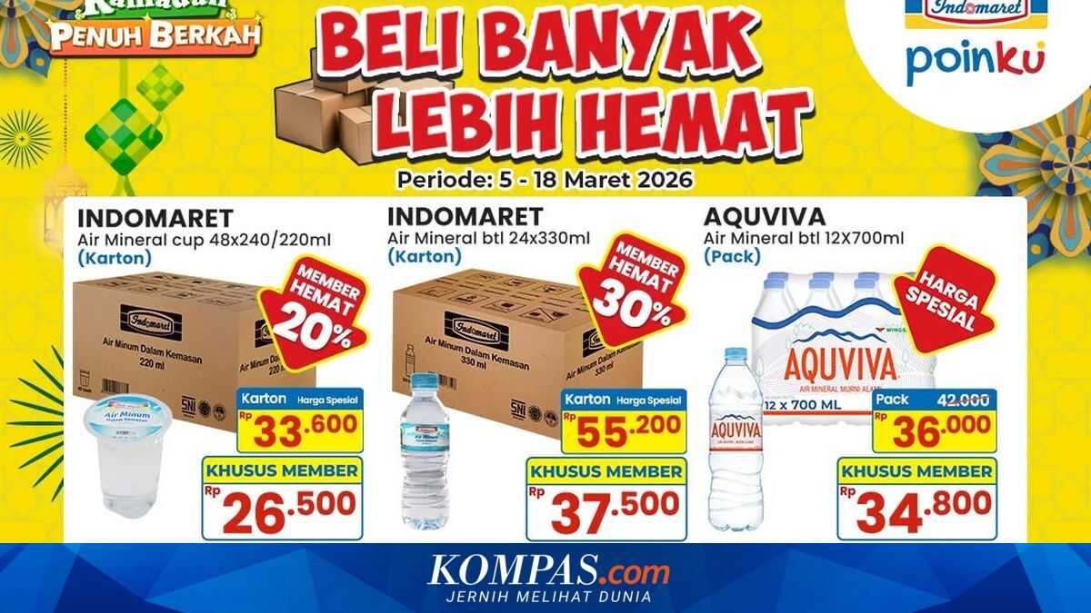 Indomaret Ramadan Promotion 7-18 March 2026, Lots of Daily Shopping Discounts