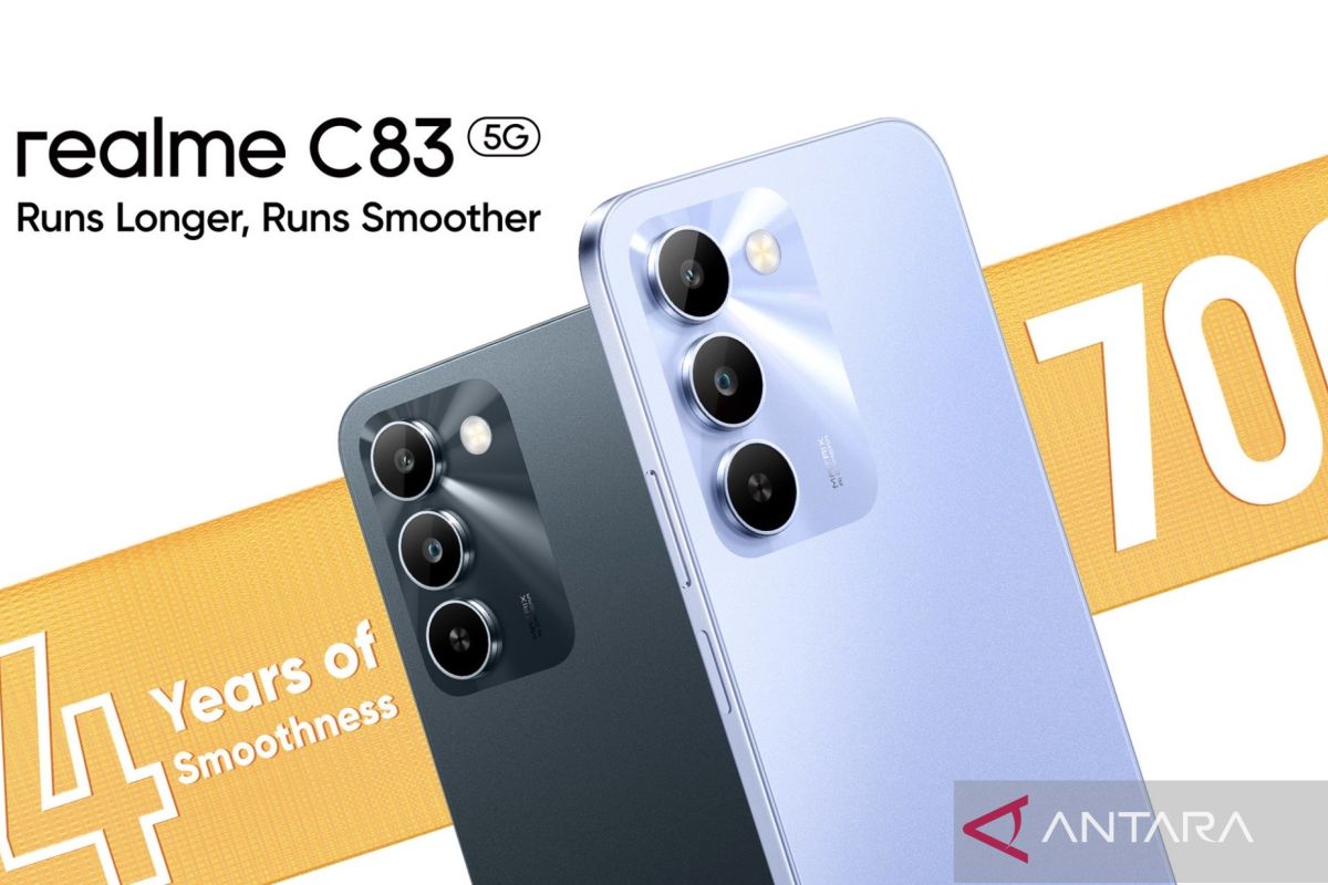 Realme C83 5G arrives with a 7,000 mAh battery and a 144Hz display
