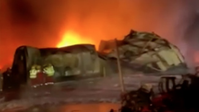 Iranian Faction Bombards U.S. Halliburton Chemical Warehouse, Defying Trump