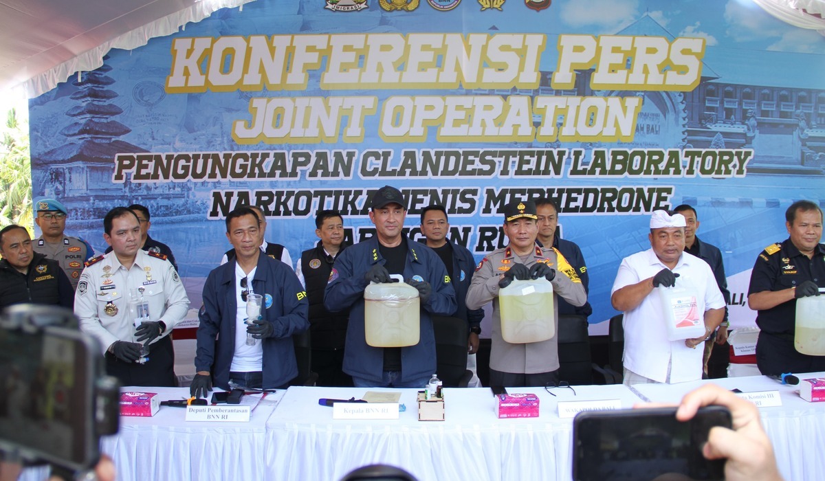 BNN uncovers narcotics laboratory in Bali; two Russian nationals arrested
