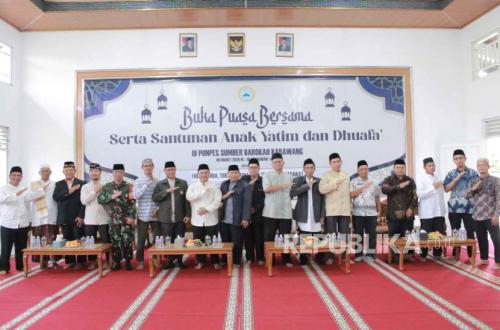 Open Iftar at Sumber Barokah Islamic Boarding School Strengthens Community Ties Among Muslims in Karawang