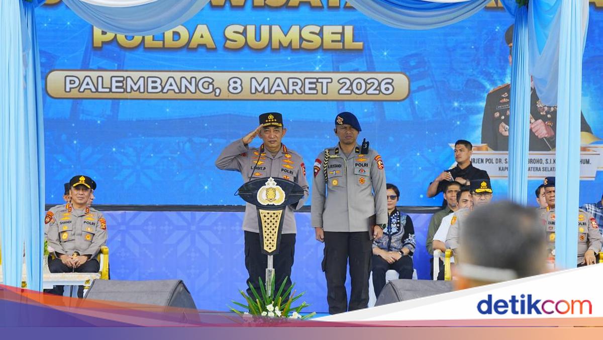 Police Chief Leads Ojol and Labour Rally in South Sumatra, Commitment to Maintaining Public Order and Safety