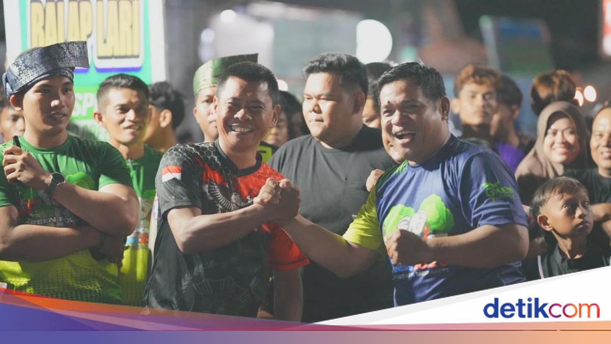 Meranti Islands Police Resort's Fun Night Run to Engage Community; Police Chief: Police Are Friends of the People