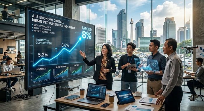 AI dan Ekonomi Digital Diprediksi Jadi Mesin Pertumbuhan, Bisakah Dorong Ekonomi Indonesia ke 8%?