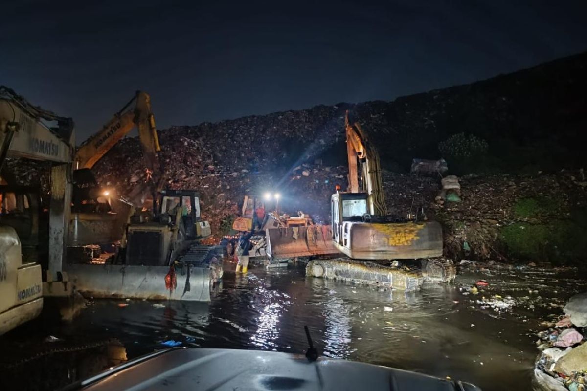 Jakarta stabilises Bantargebang TPST area to prevent follow-up landslides