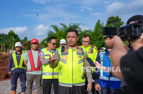 Polri Kakorlantas Checks Readiness of the Functional Japek II Selatan Toll Road Ahead of Ketupat 2026 Operation