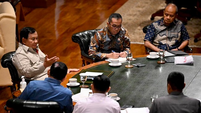 Prabowo Holds Five Meetings in Hambalang, Discusses the Middle East and Eid al-Fitr Homecoming