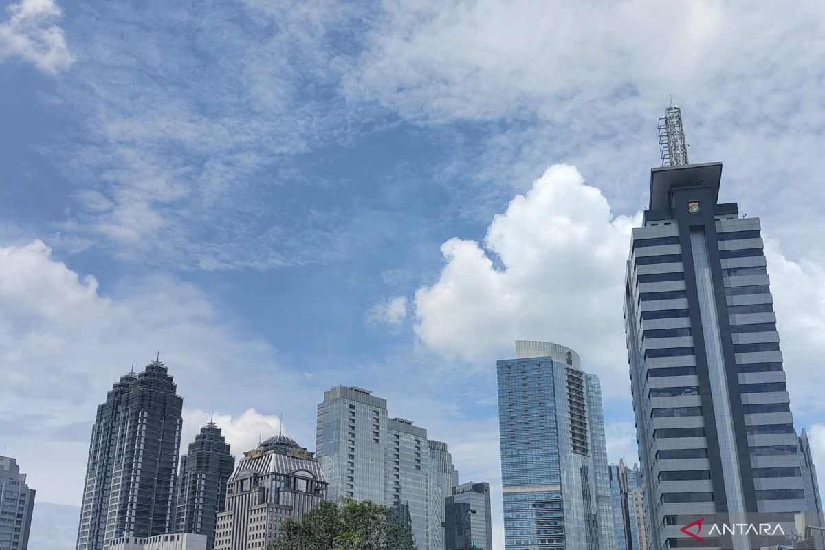 Jakarta forecast to be sunny from Monday afternoon to evening