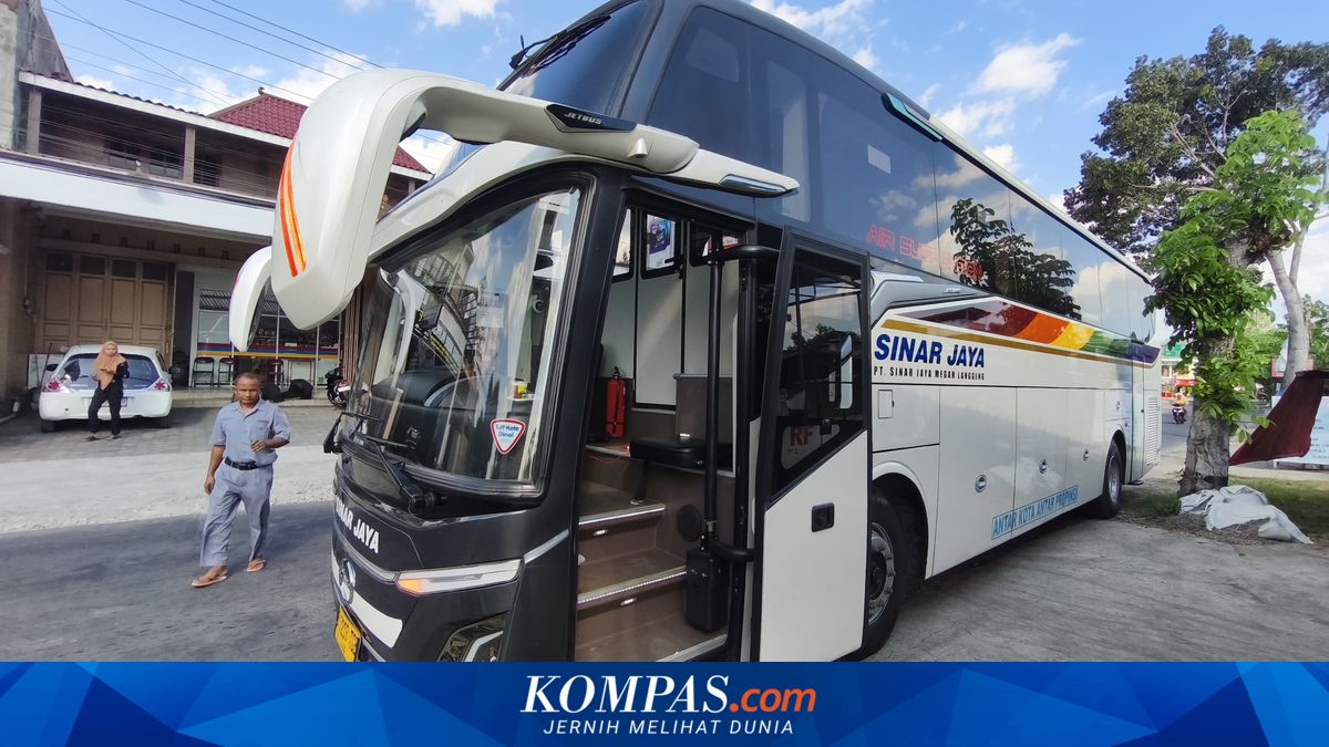 Sinar Jaya Bus Fares Rise Ahead of Lebaran Mudik Peak 2026