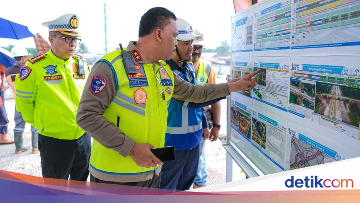 Traffic Police Commander Ensures Japek II Selatan South Toll Road is Ready to Facilitate Mudik Traffic Flow