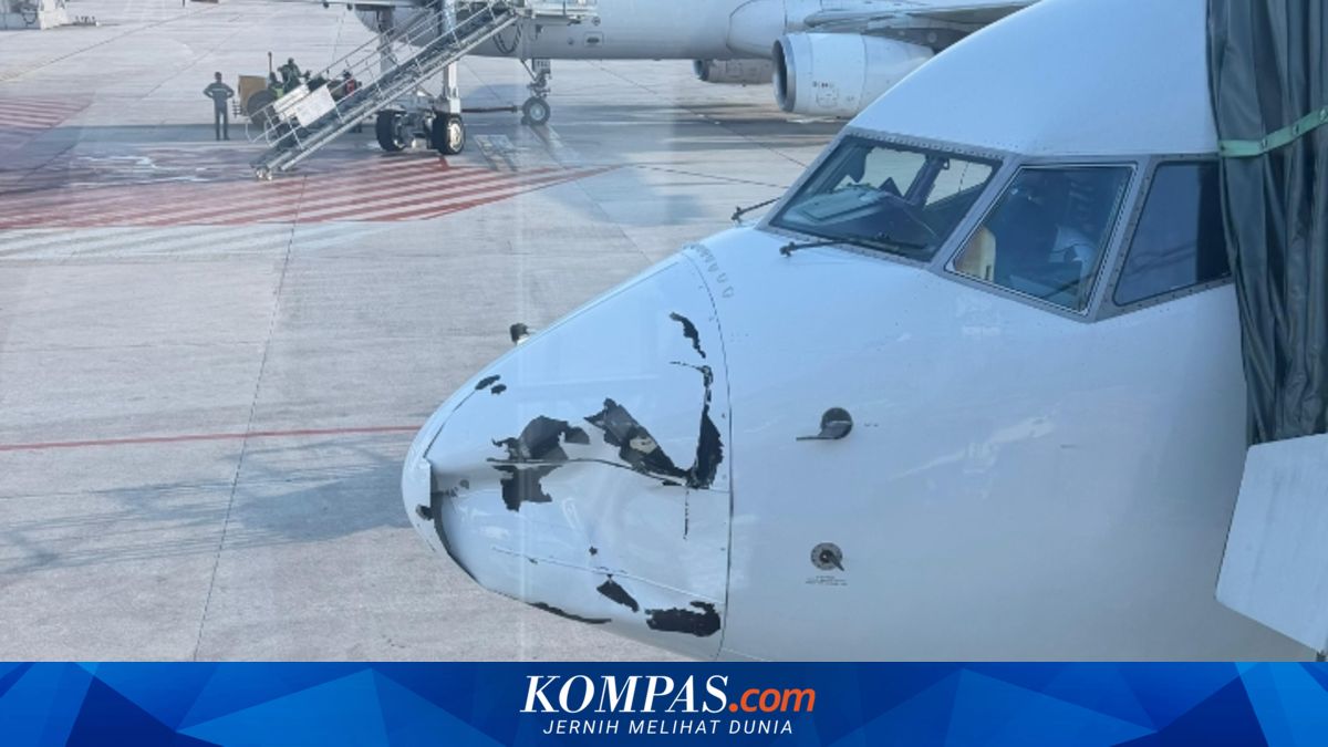 Investigation ongoing into damaged nose of Garuda aircraft upon landing in Pekanbaru