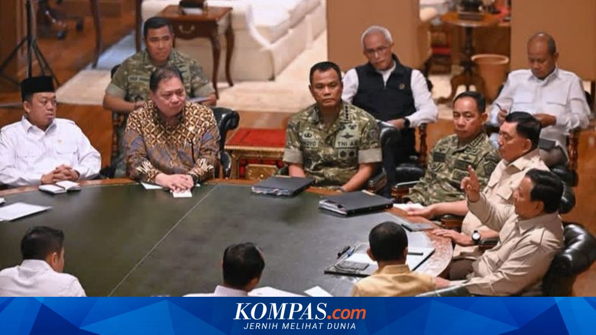 Prabowo Convenes Ministers at Hambalang to Discuss Self-Sufficiency and Eid Preparations